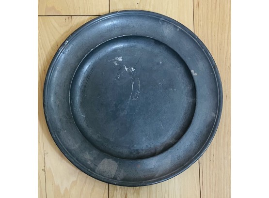 Antique Pewter Plate- Philadelphia Mark