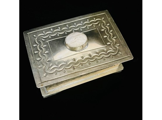 Sterling Silver Jewelry/Trinket Box Lined