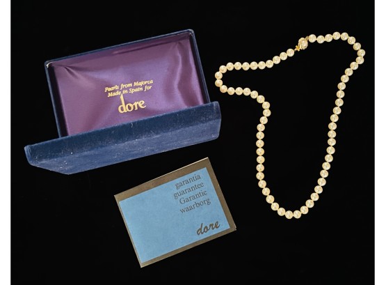 Set Of Cultured Pearls In Box
