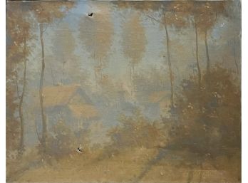 Unframed Oil On Canvas Signed F. Blenark- READ