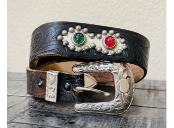 Vintage Souvenir Studded Belt