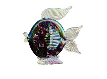 Hand Blown Glass Art Fish Figurine