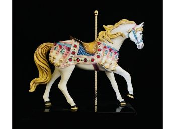 Decorative Carousel Horse The Trail Of Painted Ponies- Bedazzled By J.E. Speight