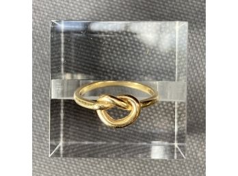 14k Gold Tested Knot Ring