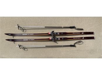 Asnes Tur-langrenn Cross Country Skis With Poles