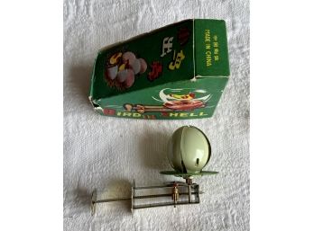 Bird In Shell Mechanical Toy With Original Box