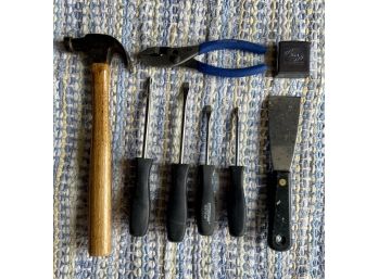 Lot Of Miscellaneous Tools Including Small Hammer