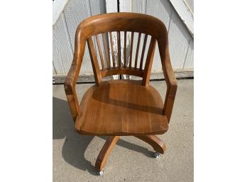 W.h. Gunlocke Chair Company Vintage Office Chair