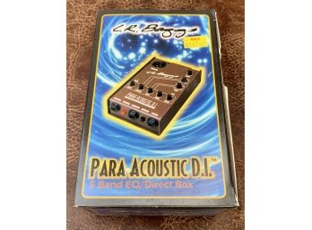 Para Acoustic D.1 5-Band EQ Direct Box Like New In Box
