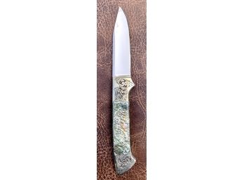 Gorgeous Nolen Knife With Mother Of Pearl Handle
