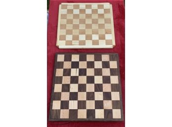 2 Wooden Chessboards