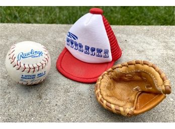 3 Baseball Miniatures