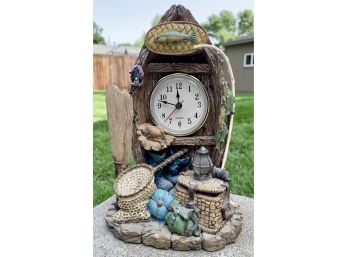 Charming Fisherman's Quartz Clock