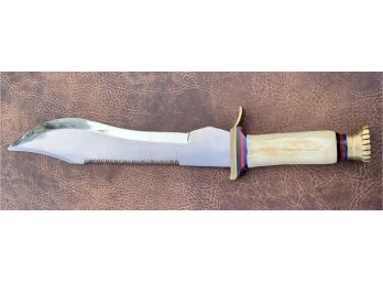 Blade With Ivory Colored Handle And Case
