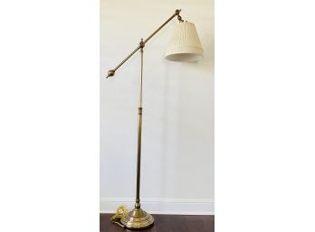 Nice Solid Brass Adjustable Arm Floor Lamp