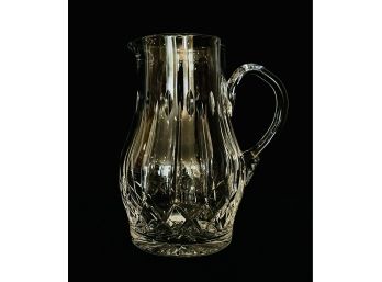 Beautiful Heavy Crystal Pitcher