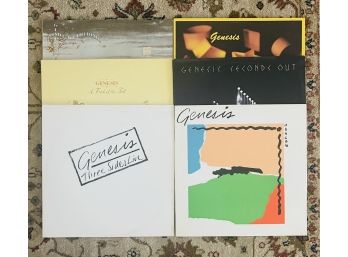 6 Vintage Genesis LPs