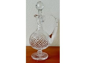 Impressive Crystal Decanter With Handle
