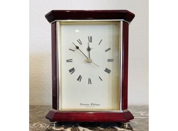 Vintage Seiko Westminster-Whittington Quartz Clock In Wood Case