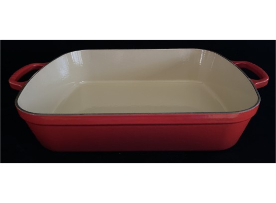 Excellent Condition Le Creuset 37 Made In France Red Casserole