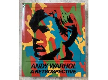 Rare Andy Warhol A Retrospective Book