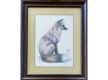 Nancy Robinson Signed And Numbered Art Print Titled Winter Fox