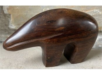 Zuni Bear Hand Carved Wood Figurine