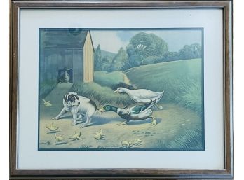 An Enemy In Camp Framed Print