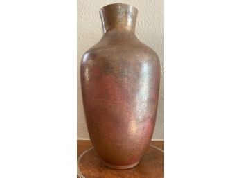 Hammered Copper Vase By Rah Made In Mexico