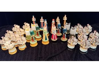 Absolutely Stunning Elizabethan Style Chess Set
