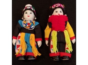 2 Chinese Style Dolls