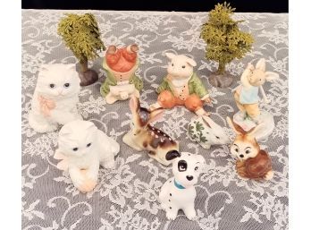 Set Of 11 Miniature Figurines