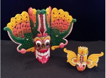 Pair Of Sri Lankan Masks