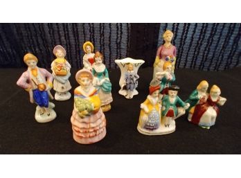 Lot Of 10 Miniature Figurines
