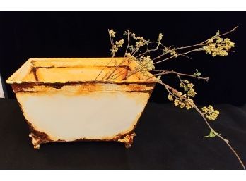 Hand Painted And Distressed Planter