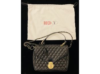 Red Valentino Black Quilted Handbag With Dust Bag