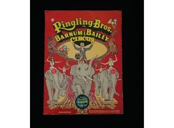 Vintage 1970 Ringling Brothers Barnum And Bailey Circus Program Magazine With Poster