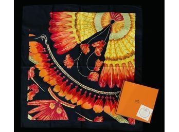 Hermes Brazil Silk Scarf In Original Box