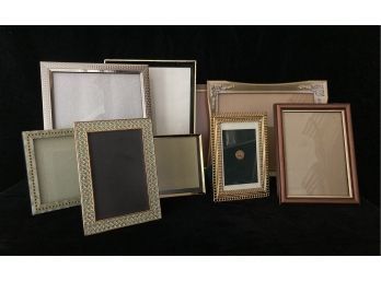 Large Assortment Of Picture Frames, Varied Sizes