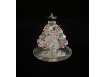 Mini Christmas Tree In Glass