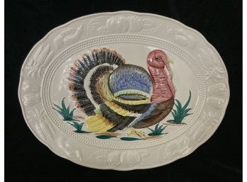 Embossed Turkey Platter