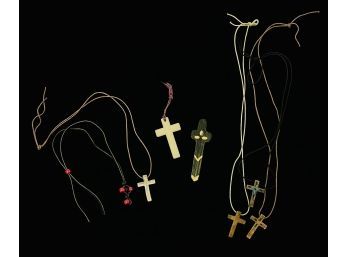 Grouping Of Crucifixes Necklaces And More