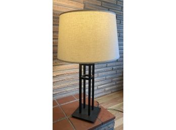 Crate And Barrel Iron Table Lamp