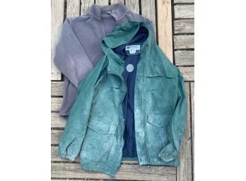 Pair Of Men's Size Large Jackets, Including A Columbia One