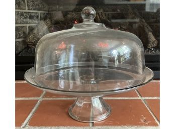 Cake Stand With Lid/glass