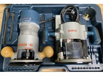 Bosch Corded Peak Variable Speed Plunge And Fixed Base Router Kit With Hard Case, Model 1617EVS
