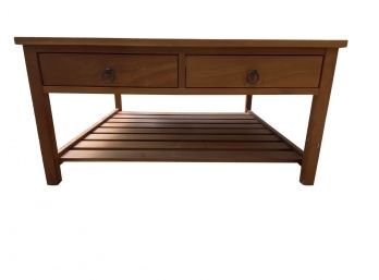 Lovely Room And Board Cherry Wood Coffee Table