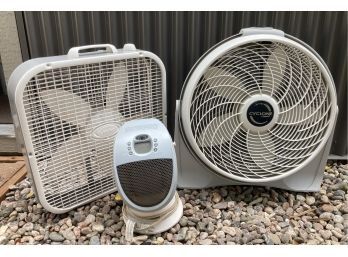 2 Fans And A Space Heater