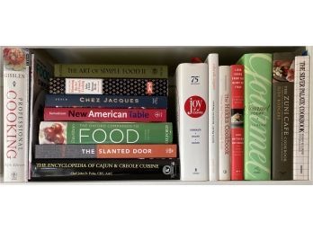 Large Grouping Of Cooking Books, Including Julia Child, Jacques Pepin And More!