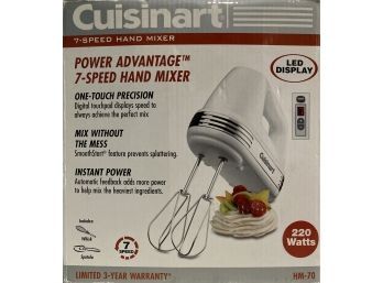 Cuisinart Power Advantage 7 Speed Hand Mixer In Box